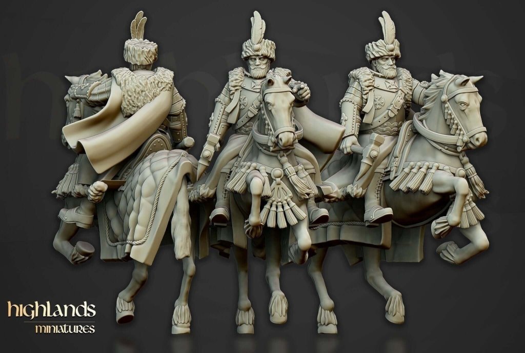 Highlands Miniatures The Winged Hussar - Border3d
